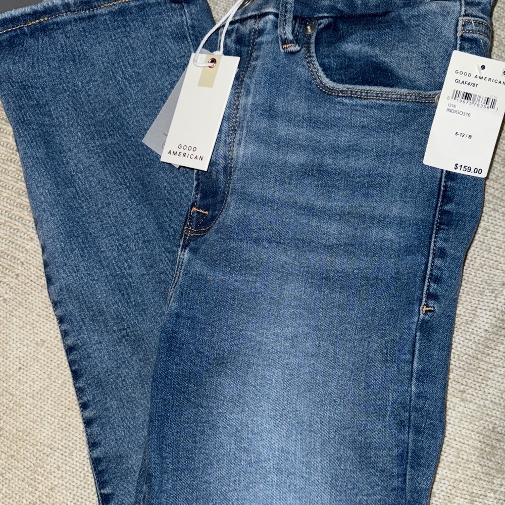 Brand new Good American Jeans size 6 6-12 B ladies womens